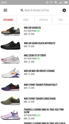 KicksOnFire android App screenshot 0