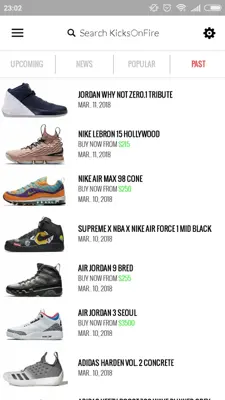 KicksOnFire android App screenshot 9